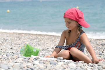 enfant plage