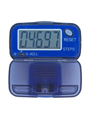 blue pedometer