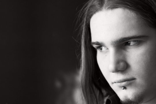 macho man profile on black