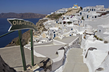 santorini greek island holiday sun