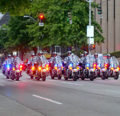 mounted police officers