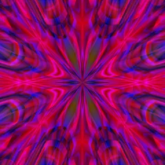 Velvet curtains Psychedelic abstract digital art