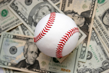 baseball and dollars