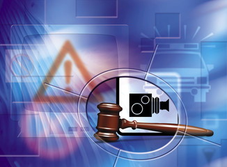 Fototapeta premium speeding fine
