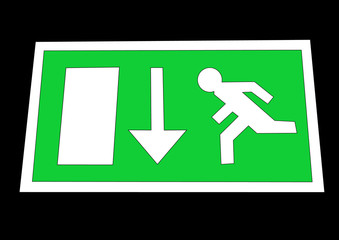 emergency exit sign