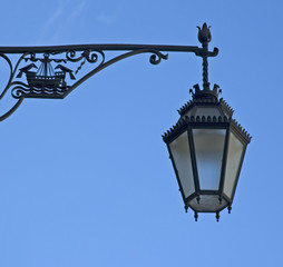 Fototapeta na wymiar lampy uliczne z Lizbony