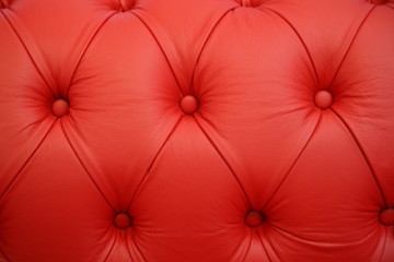 rote ledercouch