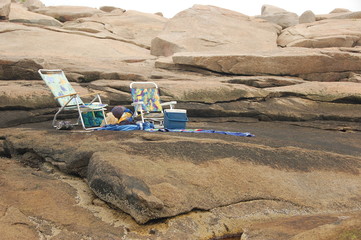 pic nic on the rocks