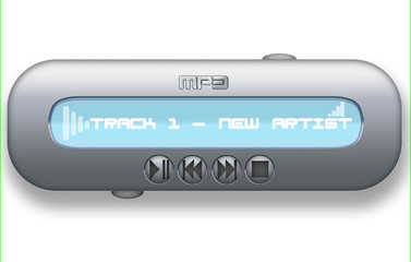 3d rendered mp3 player