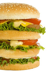 huge hamburger