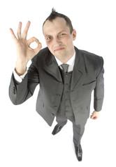 satisfied businessman