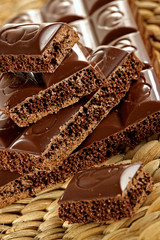 bitter porous chocolate