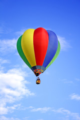 Naklejka premium heißluftballon