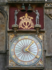 Fototapeta premium wells cathedral clock