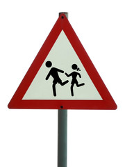 road sign - children ahead
