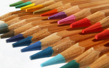 Fototapeta premium colored pencils