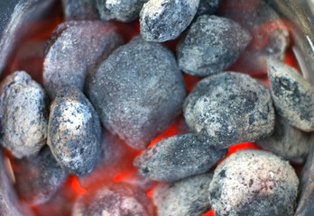 firery coals