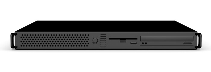 19 zoll server - schwarz