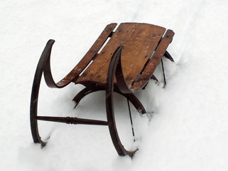 vintage sled