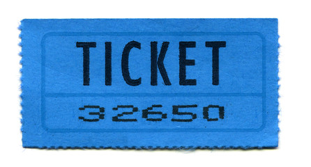 blue general admission ticket © GeoPappas