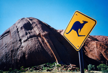 panneau kangourou roc © cpask