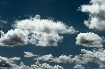 Naklejka na ściany i meble cloud on dramatic sky