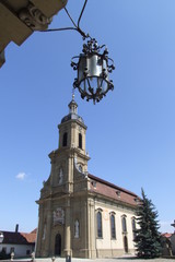 Fototapeta na wymiar tour de franc Balthasar Neumann kościół