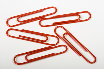 red paper clips