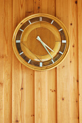 Fototapeta premium wooden clock