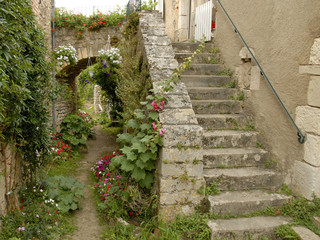 jardin à angles sur anglin
