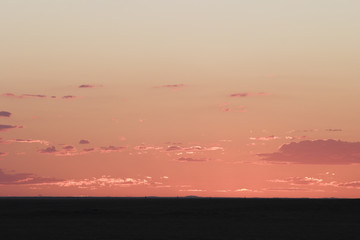 sunset over pawnee national grassland