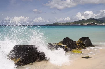 Fotobehang caribbean splash © Digishooter