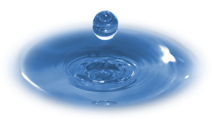 3d water drop splash