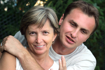Obraz premium mother and son