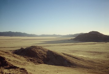 Fototapeta na wymiar abend in der wüste