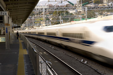 Naklejka premium tokyo bullet train