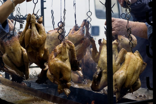 poulets &agrave; l'ancienne