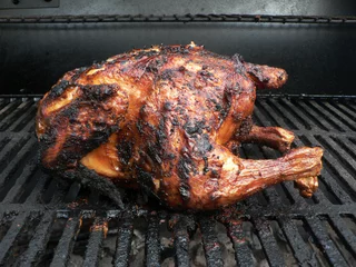 Gardinen grilled - chicken on the grill © tdoes