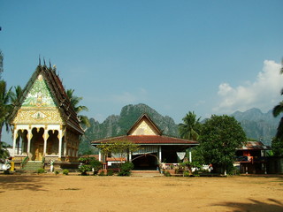 Fototapeta na wymiar świątynia, Laos