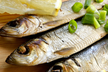 smoked sprat-appetizing snack
