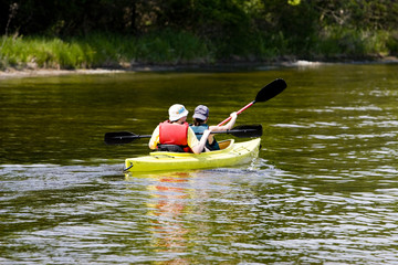 kayakers