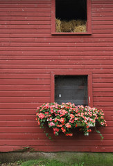 Fototapeta na wymiar barn window