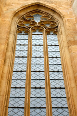 big ancient decorated window