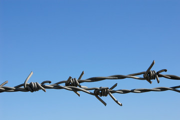 barbed wire