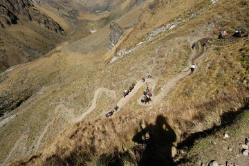 paysage vers machu picchu