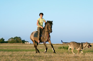 Naklejka premium teen rider