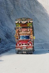 karakorum highway - obrazy, fototapety, plakaty