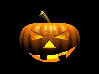 creepy halloween pumpkin
