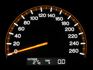 led speedometer