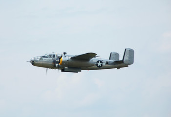 Fototapeta na wymiar wojny światowej B-25 Mitchell bombowiec